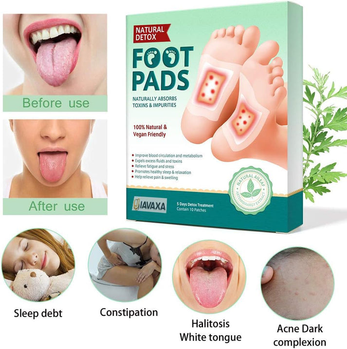 Premium Natural Detox Foot Patches For Weight Loss & Overall Wellness | Pack of 5 (Buy 1 Get 1 Free)