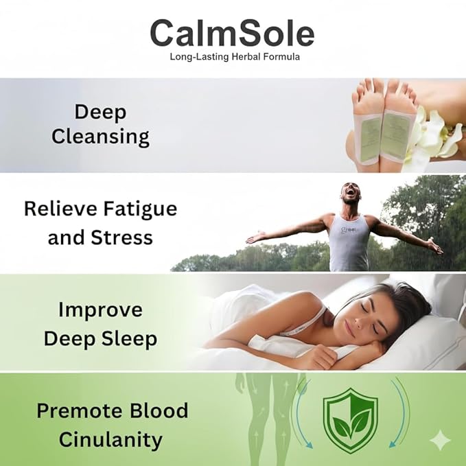 Premium Natural Detox Foot Patches For Weight Loss & Overall Wellness | Pack of  5 (Buy 1 Get 1 Free)