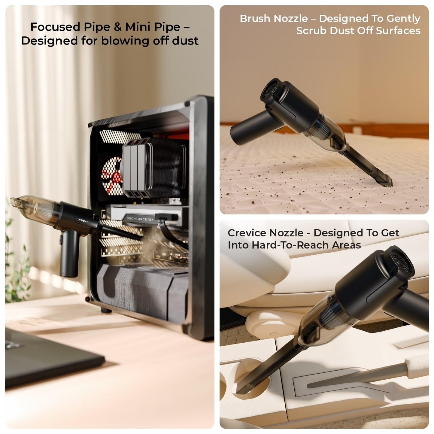 Multifunctional Air Duster Cleaner for Home, Office & Cars