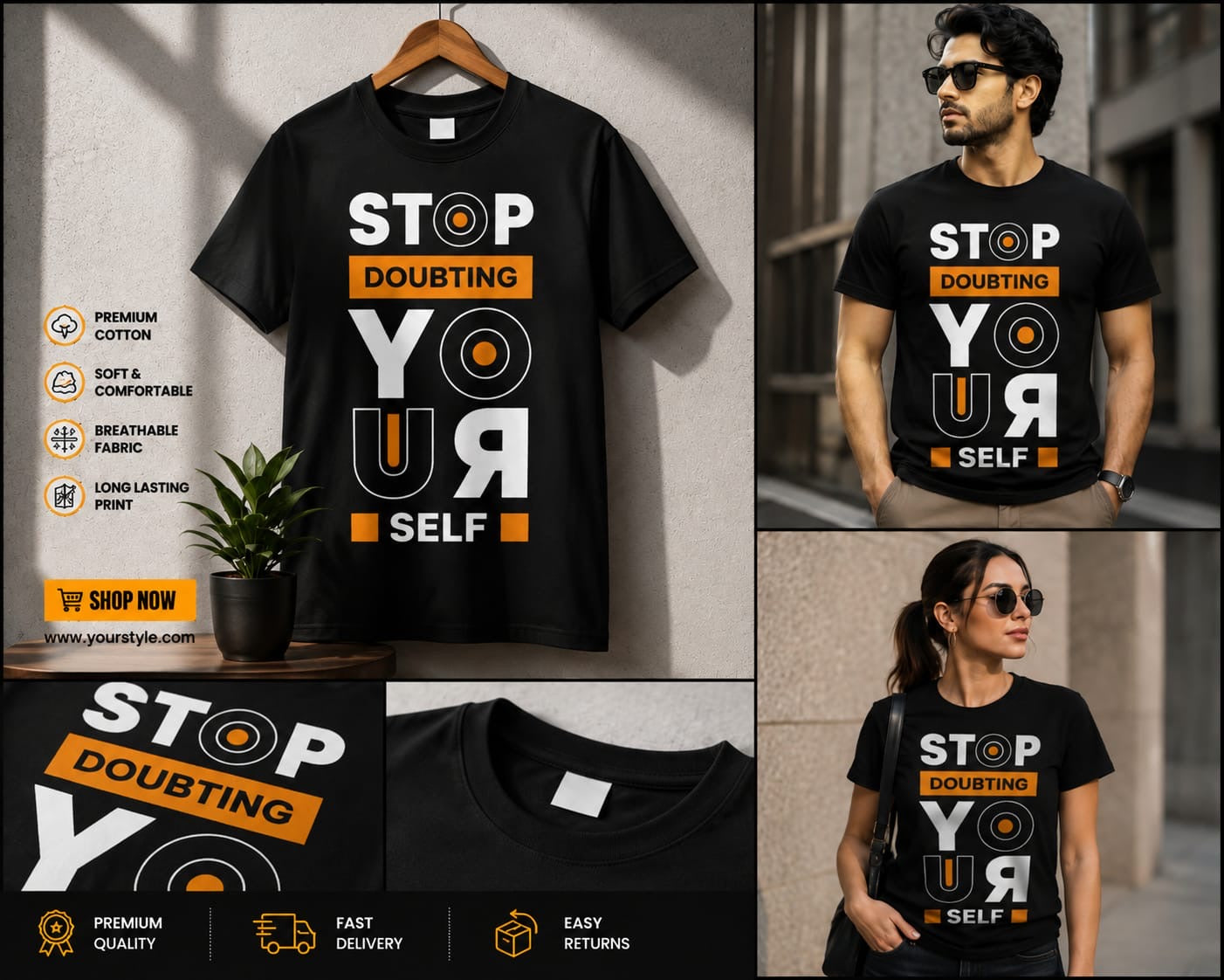 Premium Motivational T-Shirt