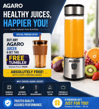USB rechargeable mini juicer and blender