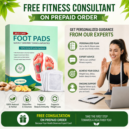 Premium Natural Detox Foot Patches For Weight Loss & Overall Wellness | Pack of  5 (Buy 1 Get 1 Free)